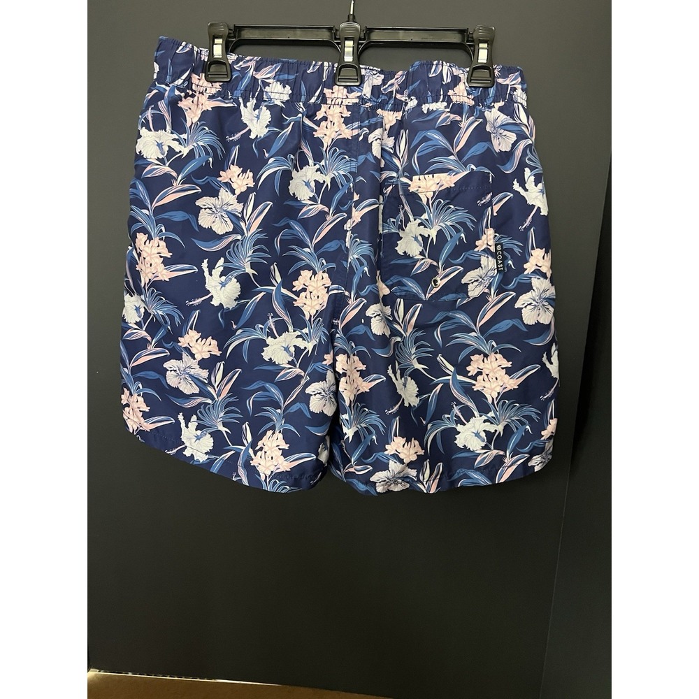 🌊 1996 Coast Clothing Tropical Floral Swim Trunks‎ - Size L - Y2K Retro Surf